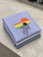Astronaut Rainbow Embroidery