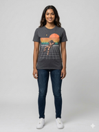 Astronaut Rainbow Print