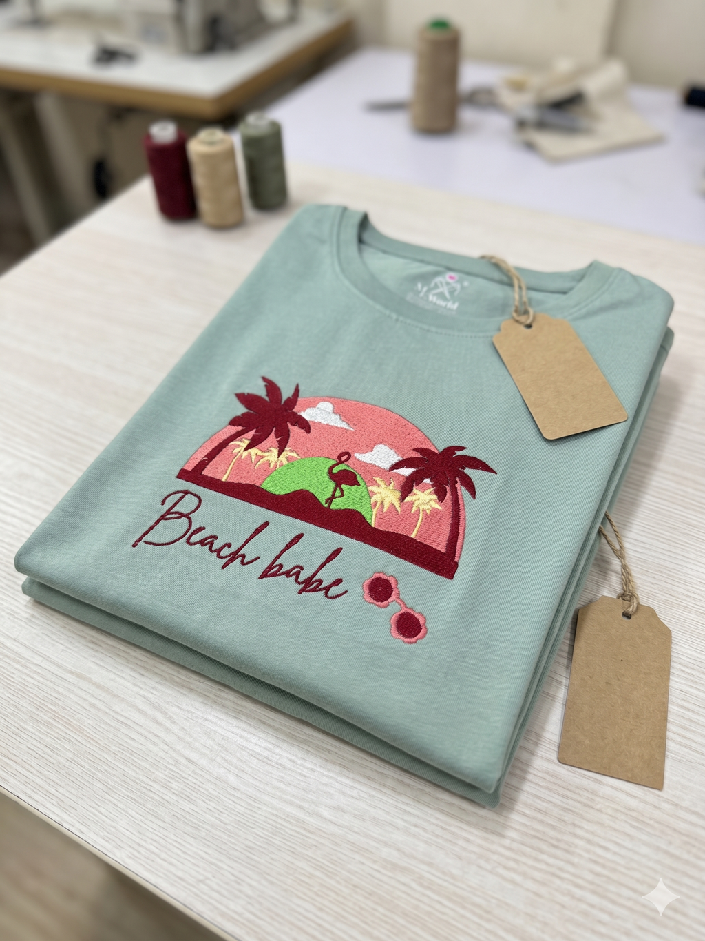 Beach Babe Embroidery