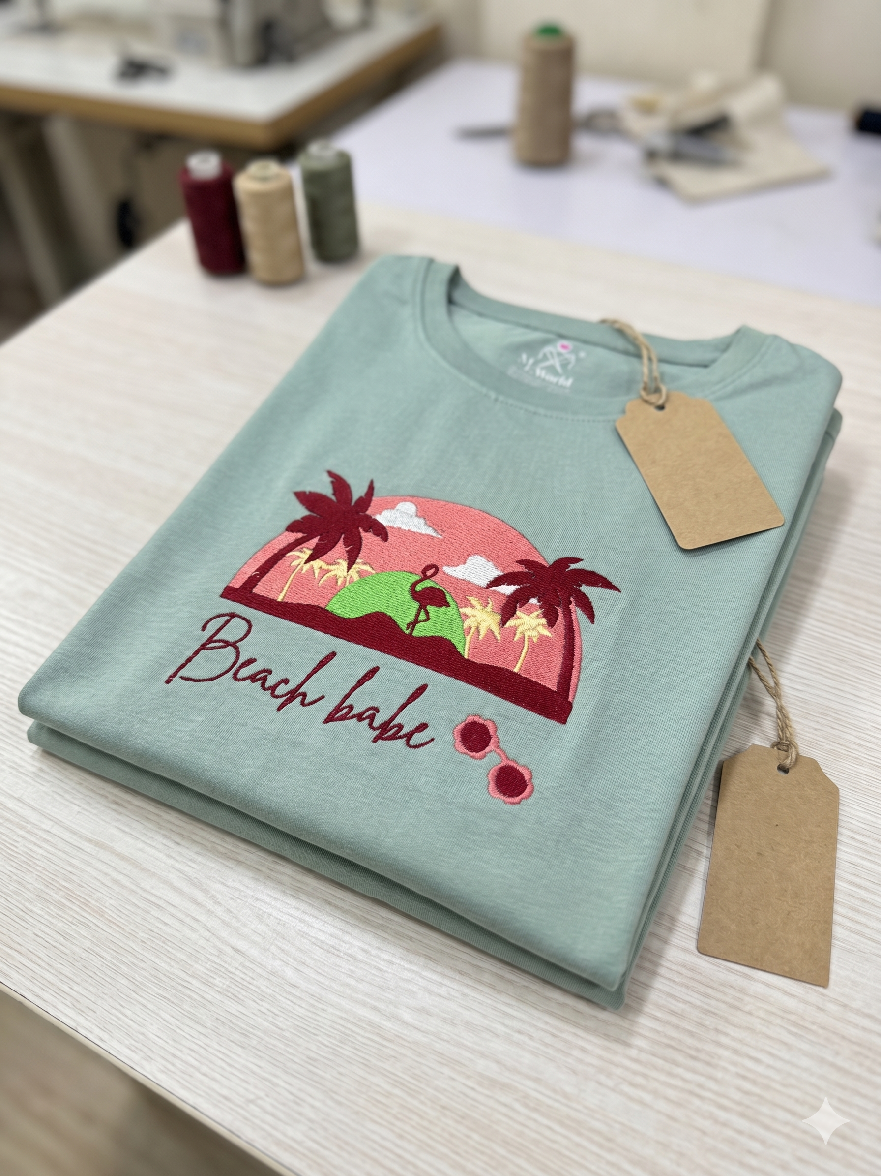 Beach Babe Embroidery
