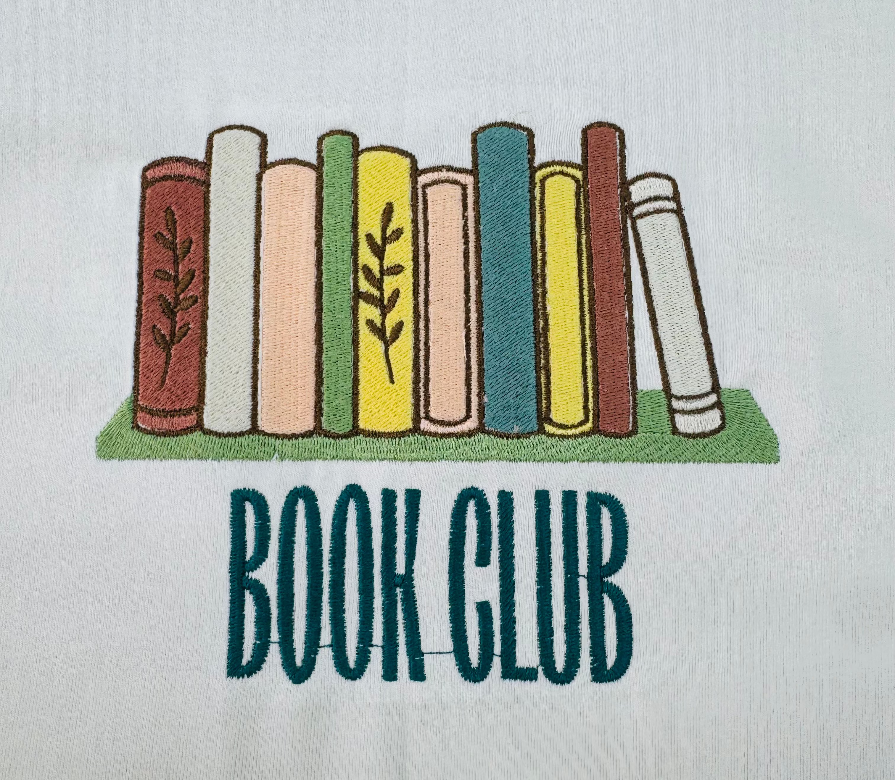 Book Club Embroidery