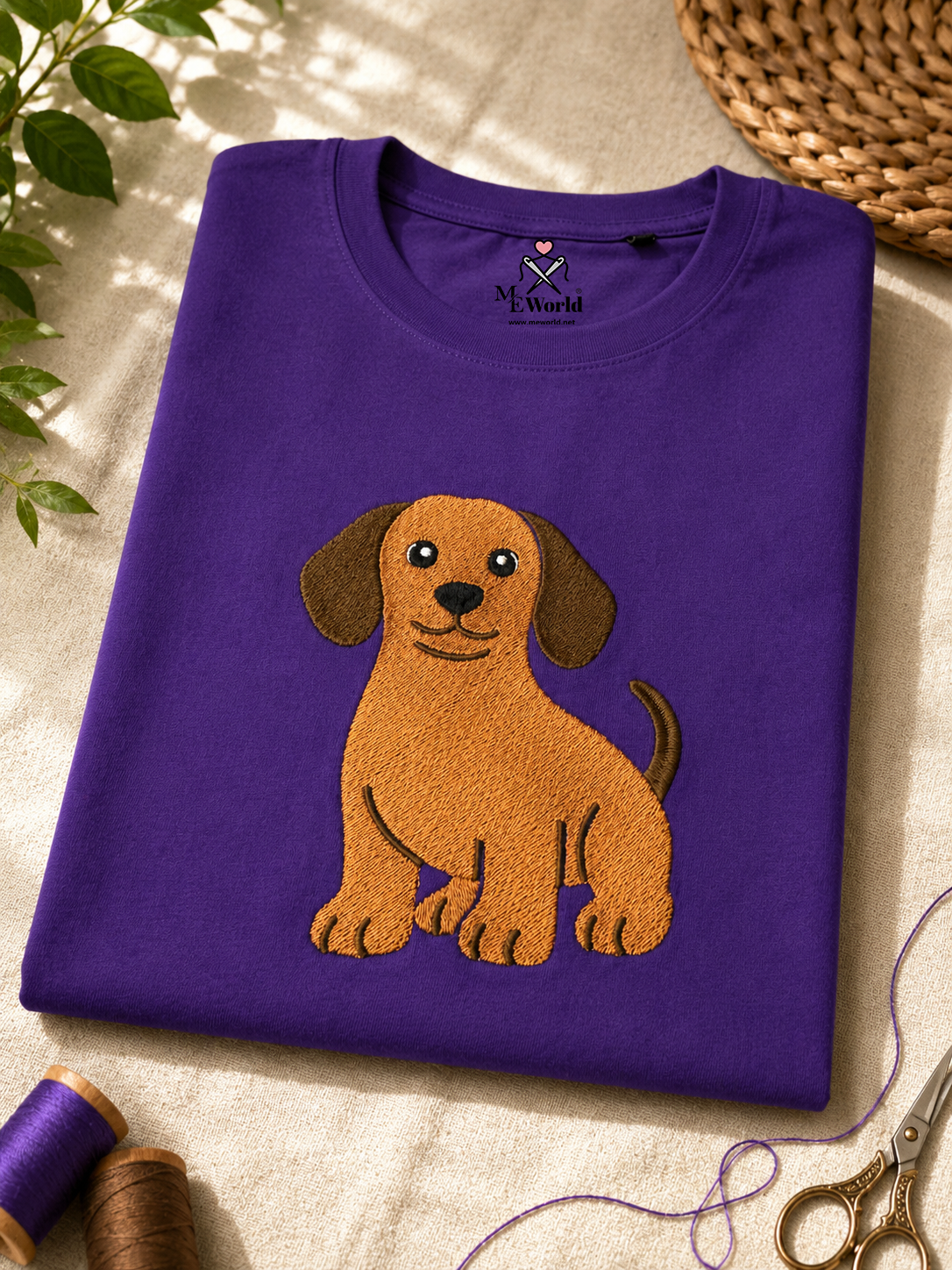 Brown Dog Embroidery