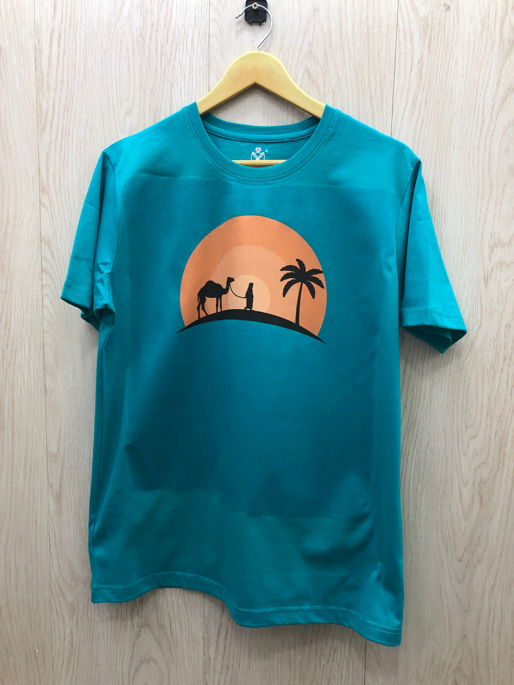 Camel Desert Round Print