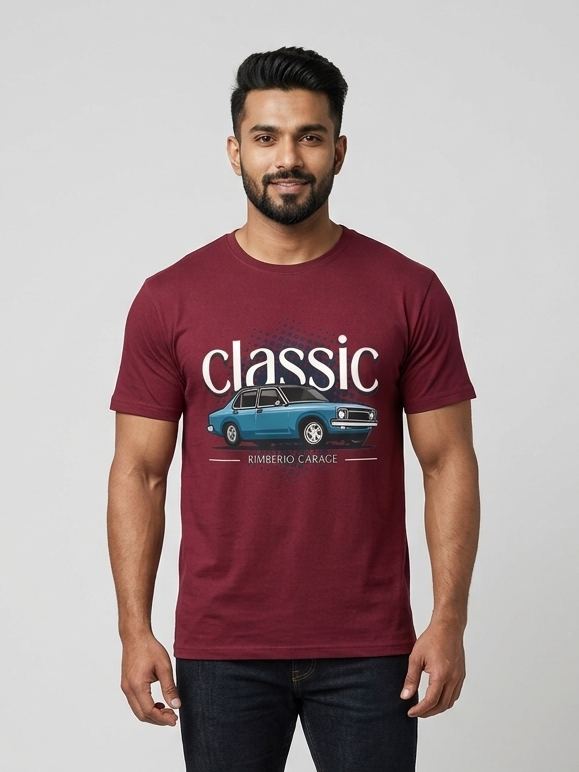 Classic Blue Car Print