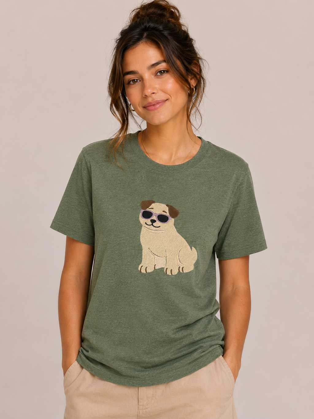 Cool Dog Embroidery