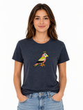 Crown Bird Embroidery