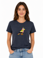 Crown Bird Embroidery