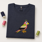 Crown Bird Embroidery