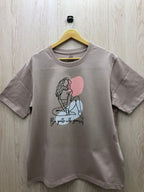 Curly Hair Girl Print