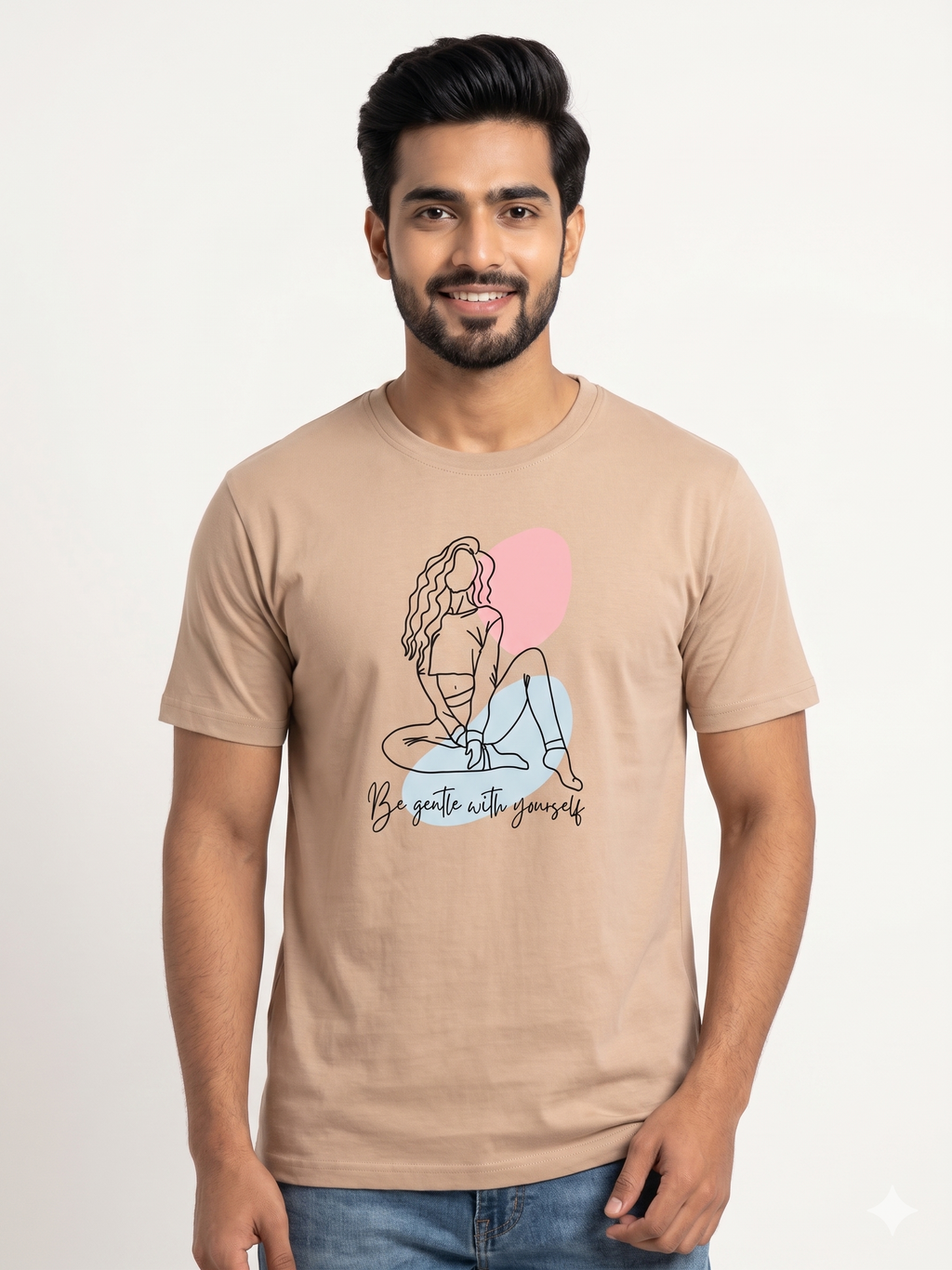 Curly Hair Girl Print