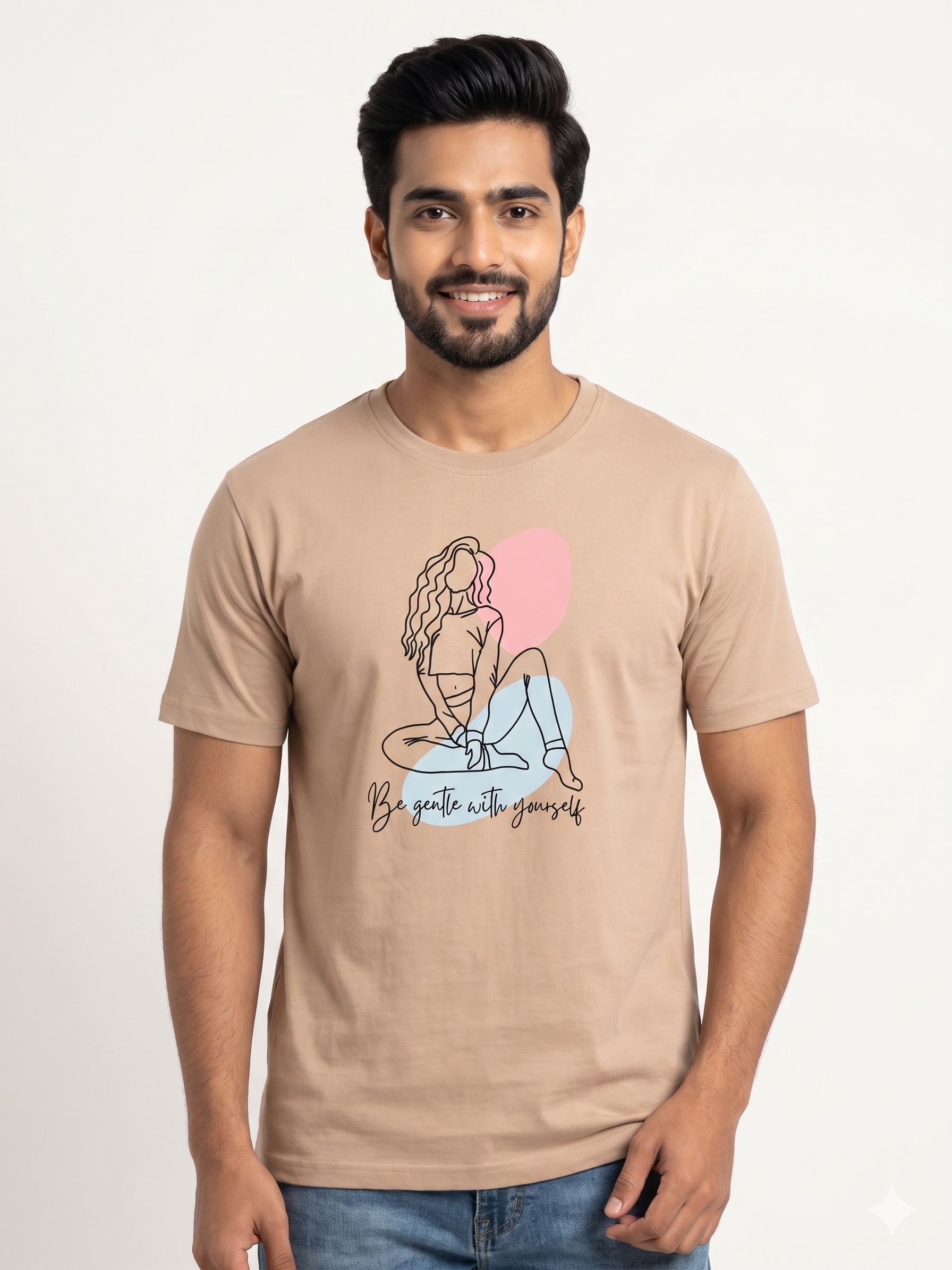 Curly Hair Girl Print
