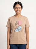 Curly Hair Girl Print