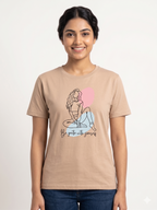 Curly Hair Girl Print