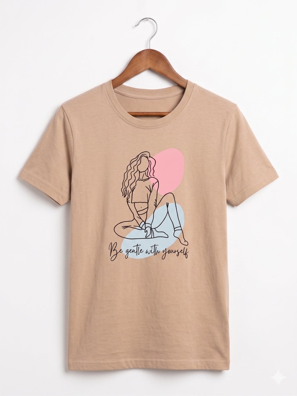 Curly Hair Girl Print