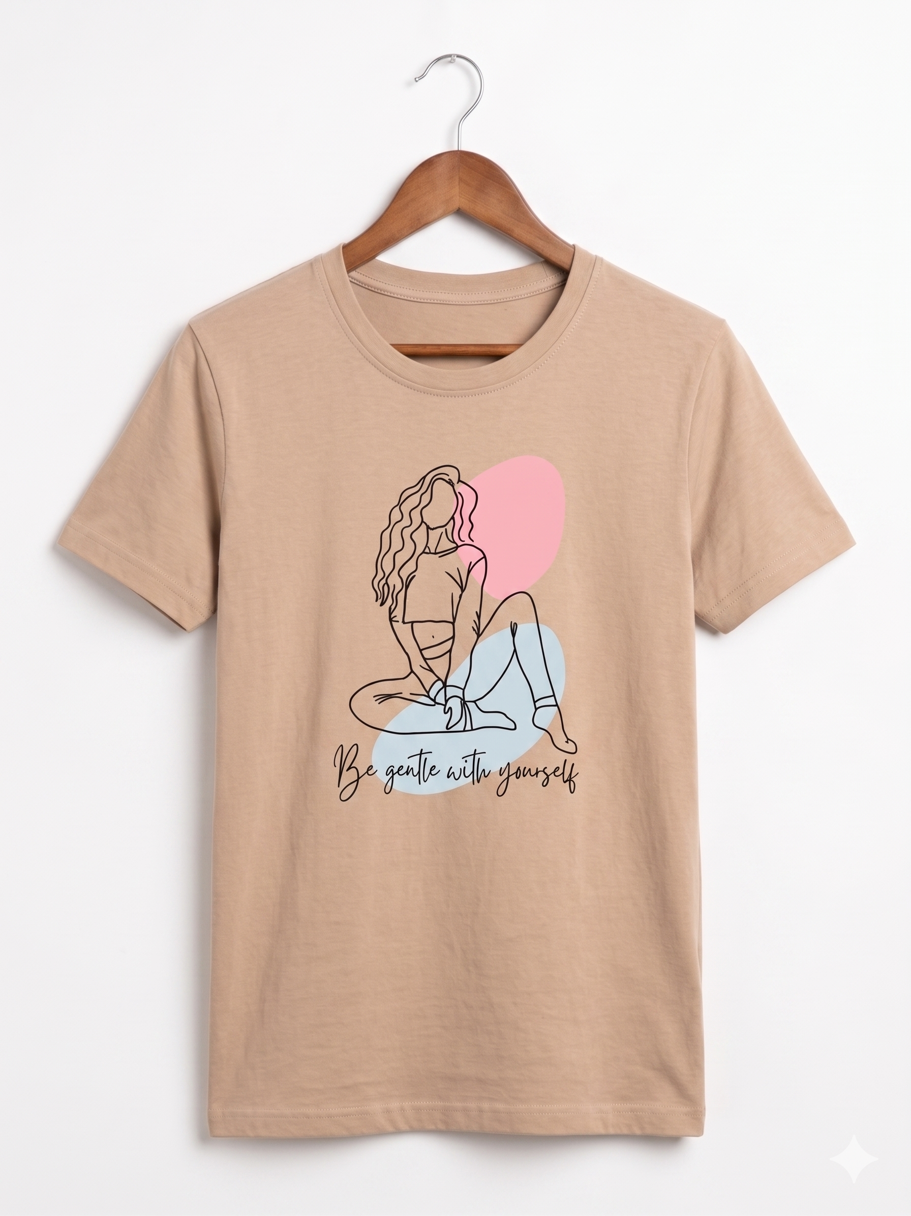 Curly Hair Girl Print