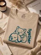 Dog Cat Together Embroidery