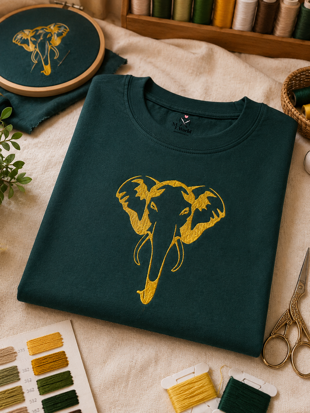 Elephant Trunk Embroidery