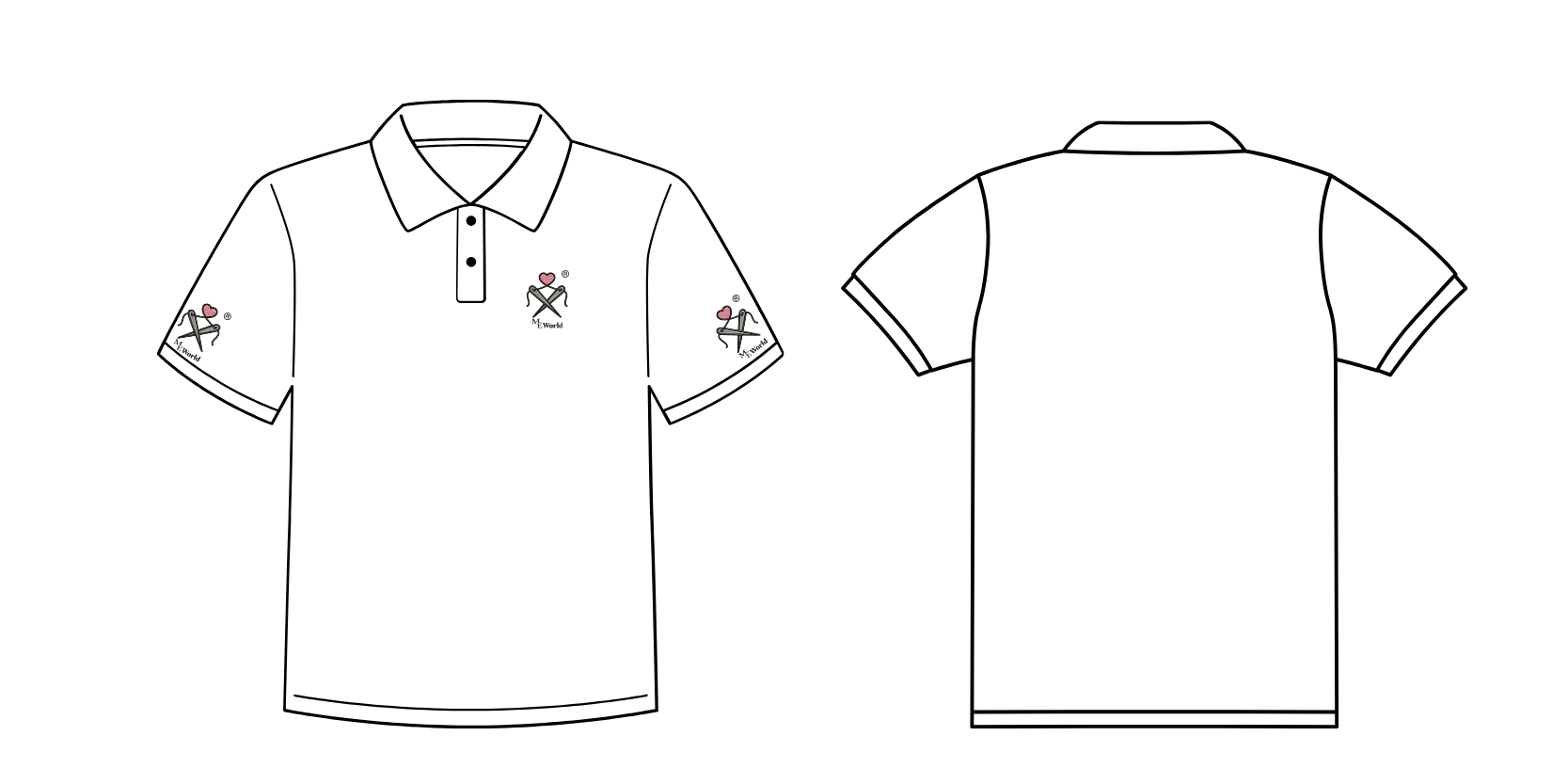 Custom Logo Embroidery on Polo T-shirt