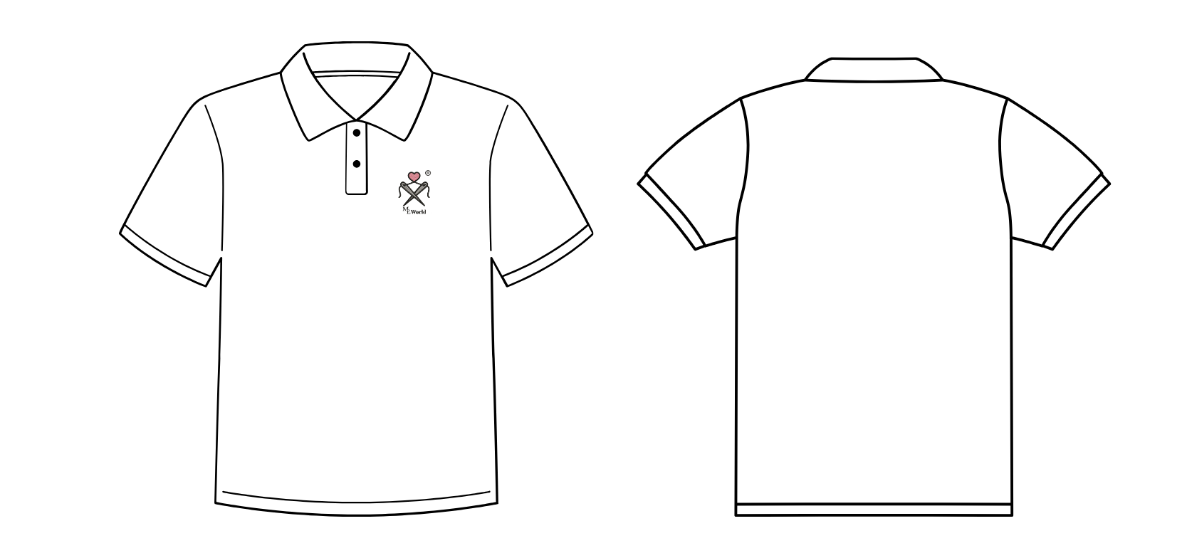 Custom Logo Embroidery on Polo T-shirt