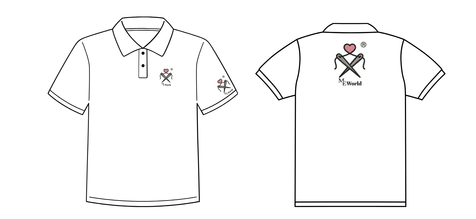 Custom Logo Embroidery on Polo T-shirt