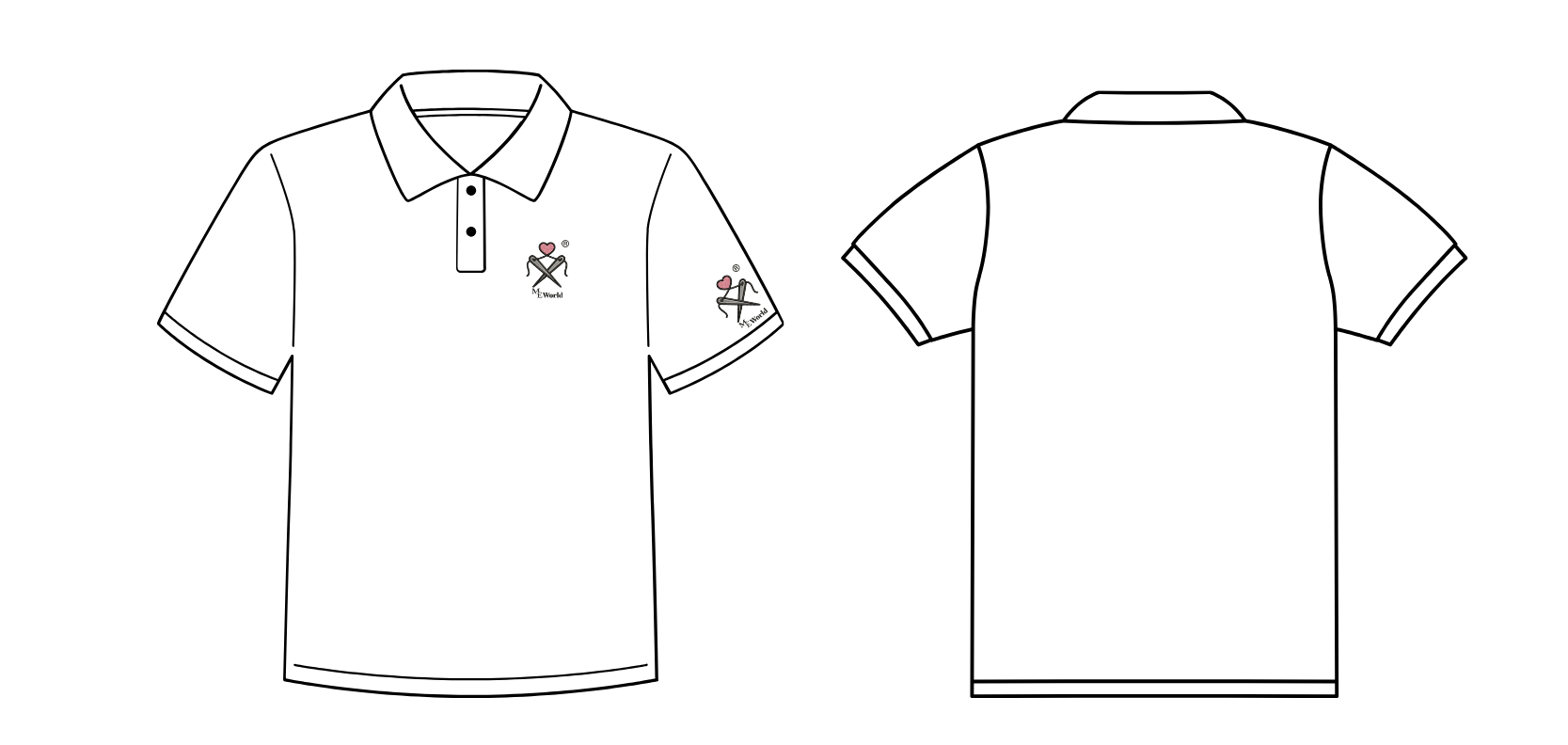 Custom Logo Embroidery on Polo T-shirt