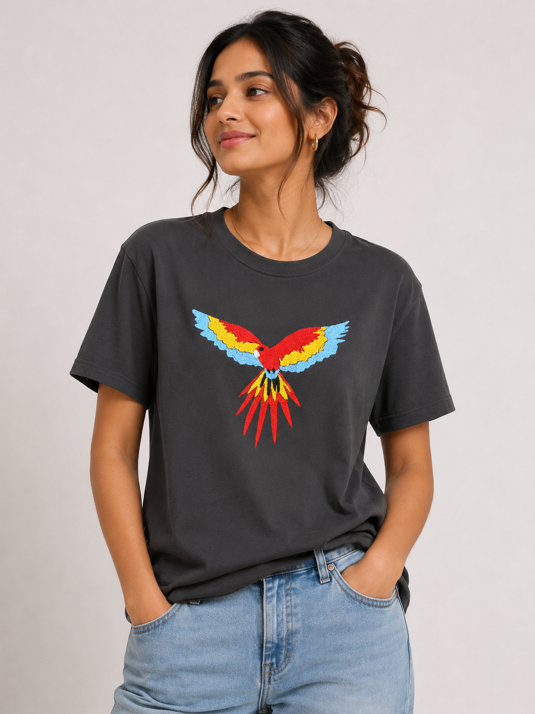 Flying Bird Embroidery