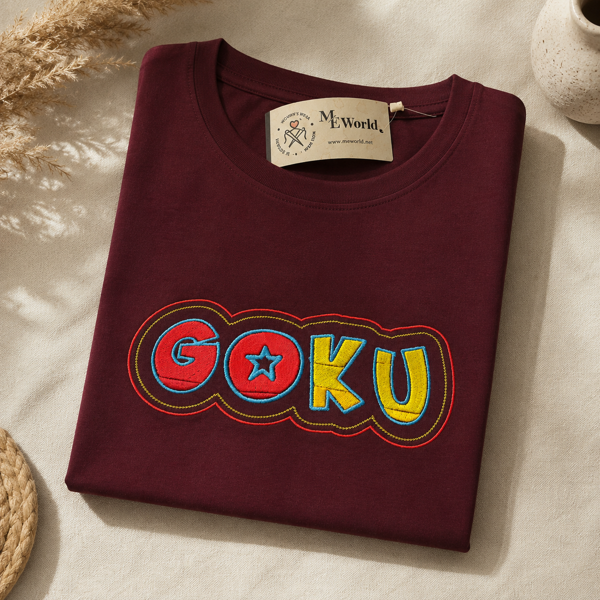 Goku Name Embroidery