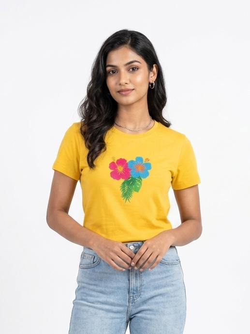 Hibiscus Embroidery