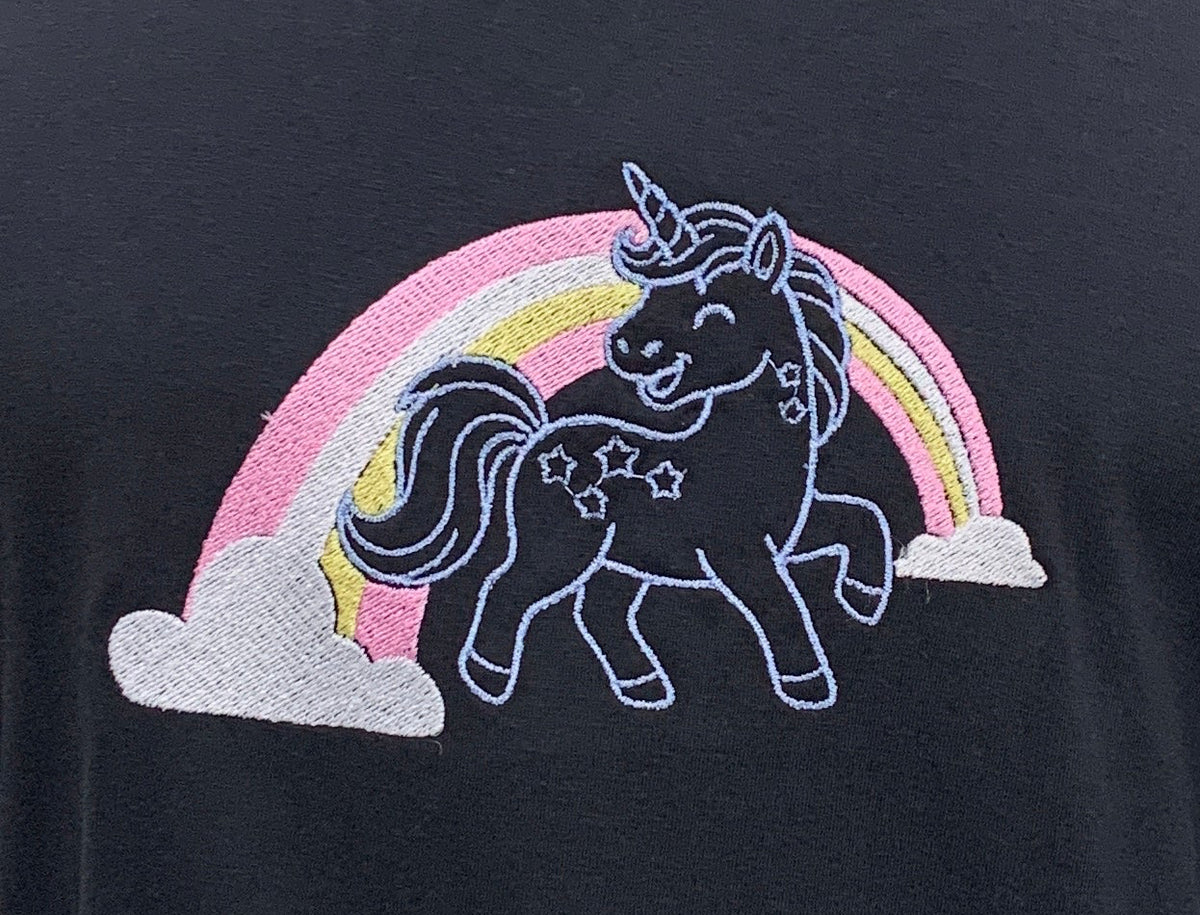Unicorn Cloud Embroidery