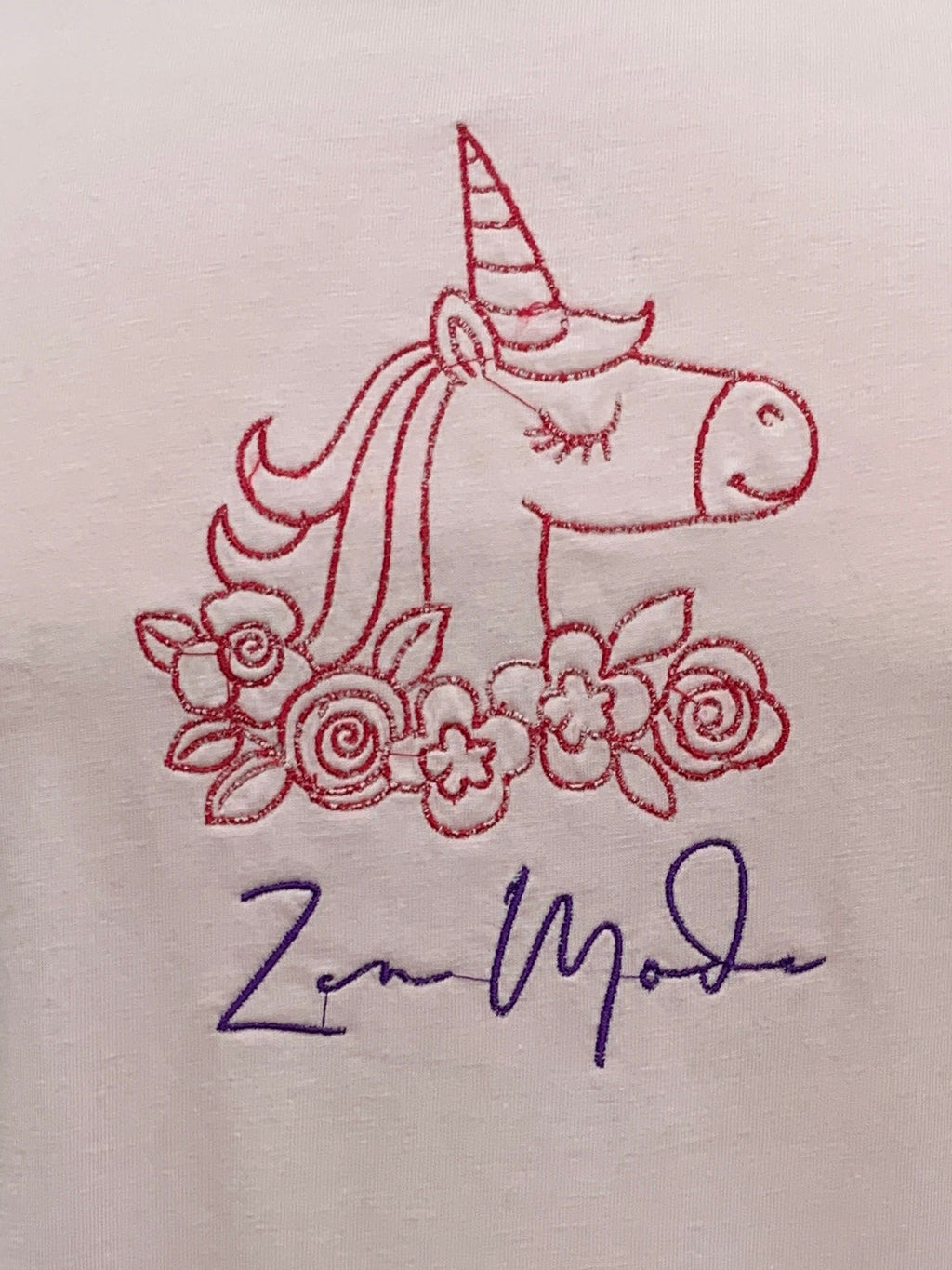 Unicorn Zen Mode Embroidery