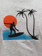 Surfer Embroidery