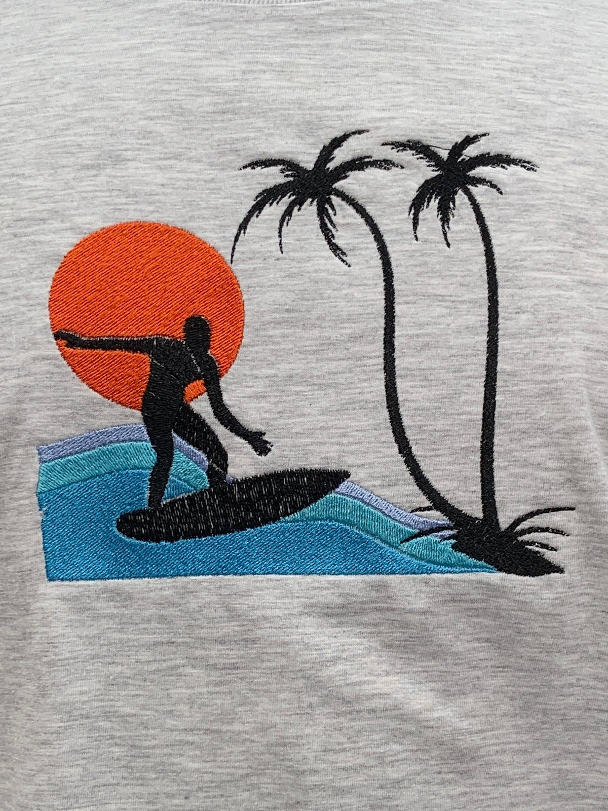 Surfer Embroidery