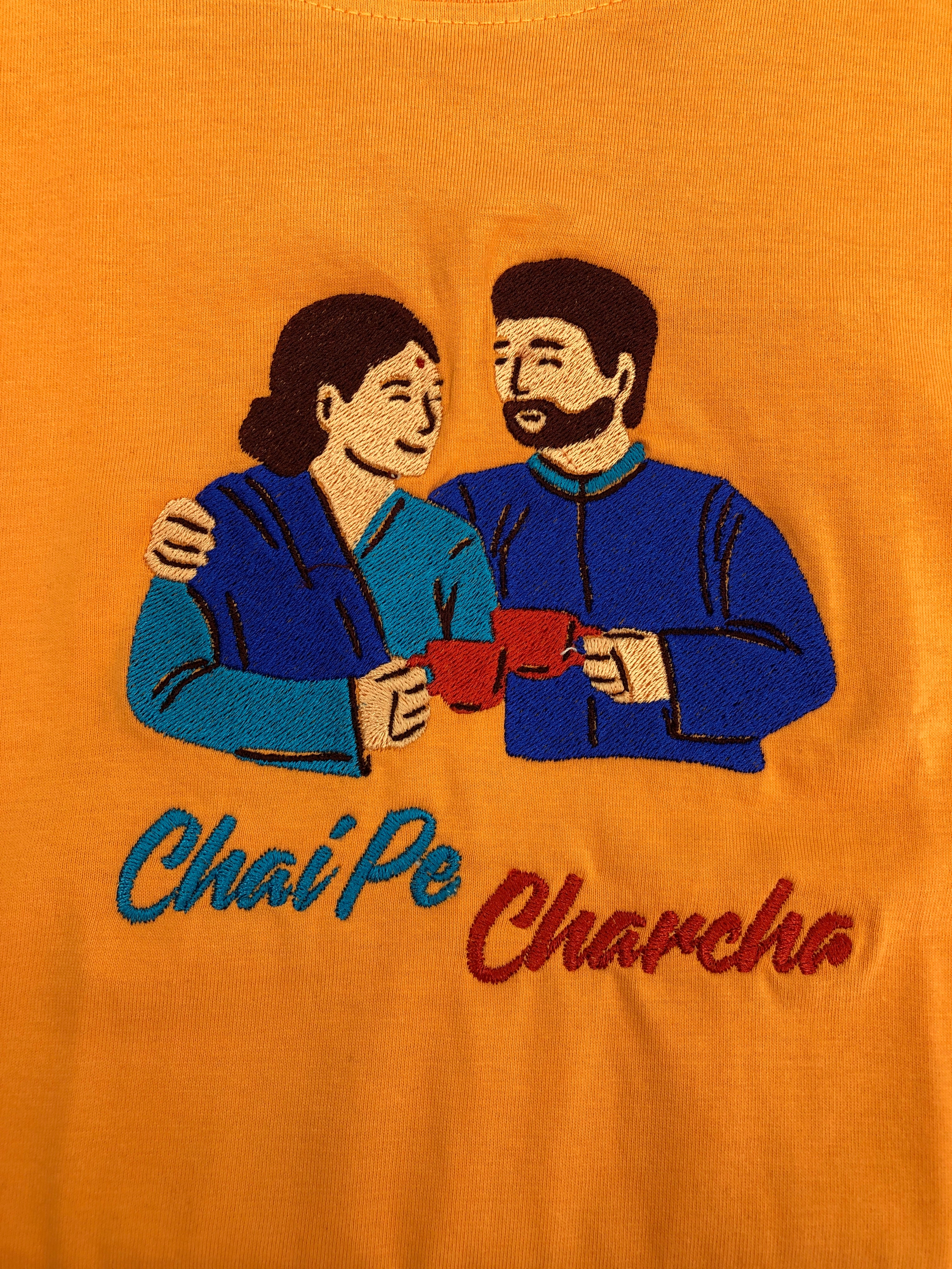 Chai Pe Charcha Embroidery