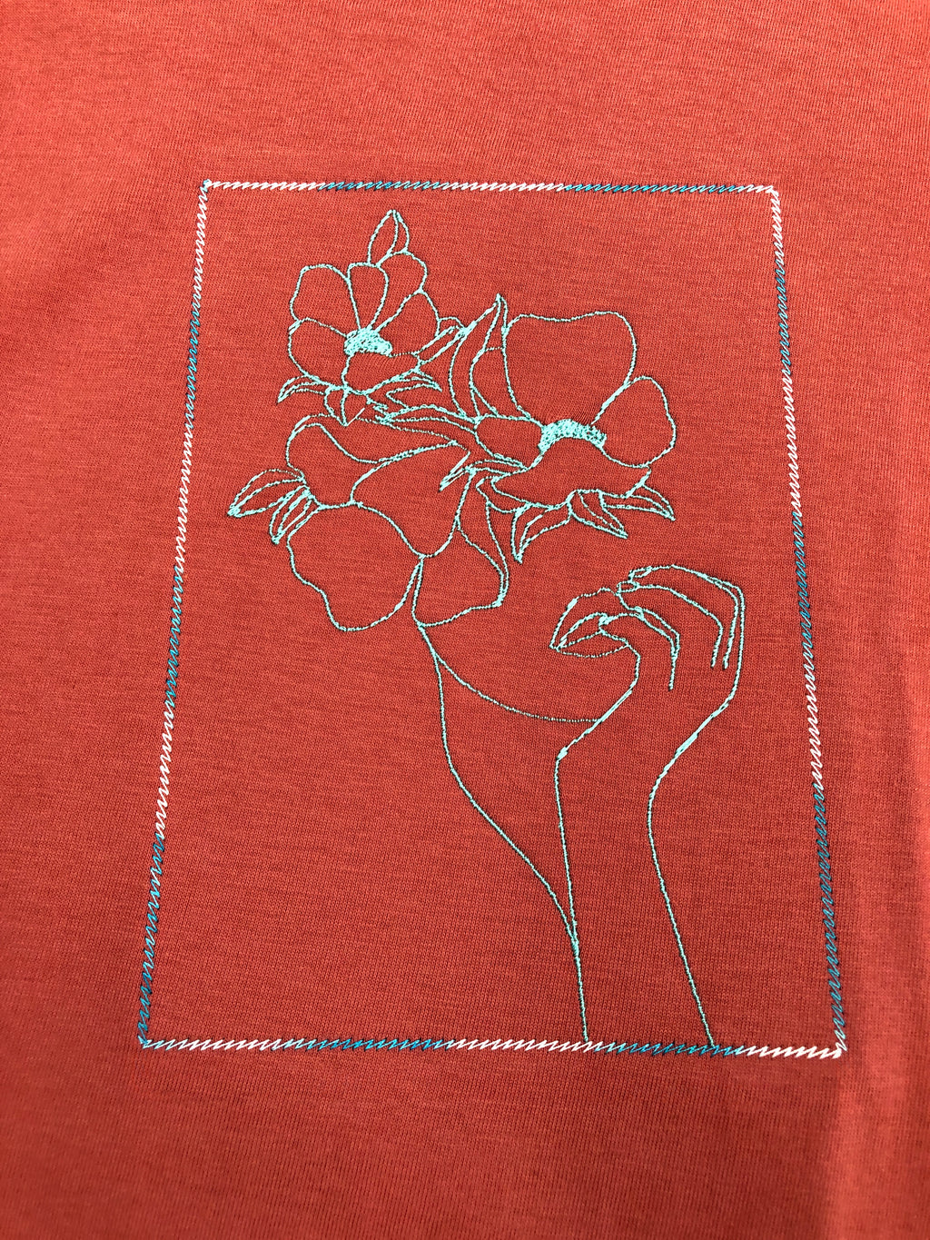 Flower Face Embroidery