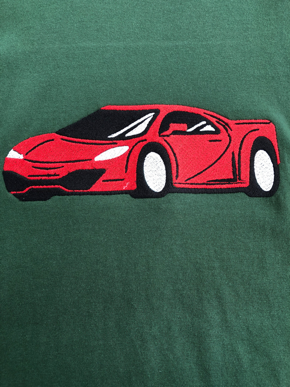 Red Car Embroidery