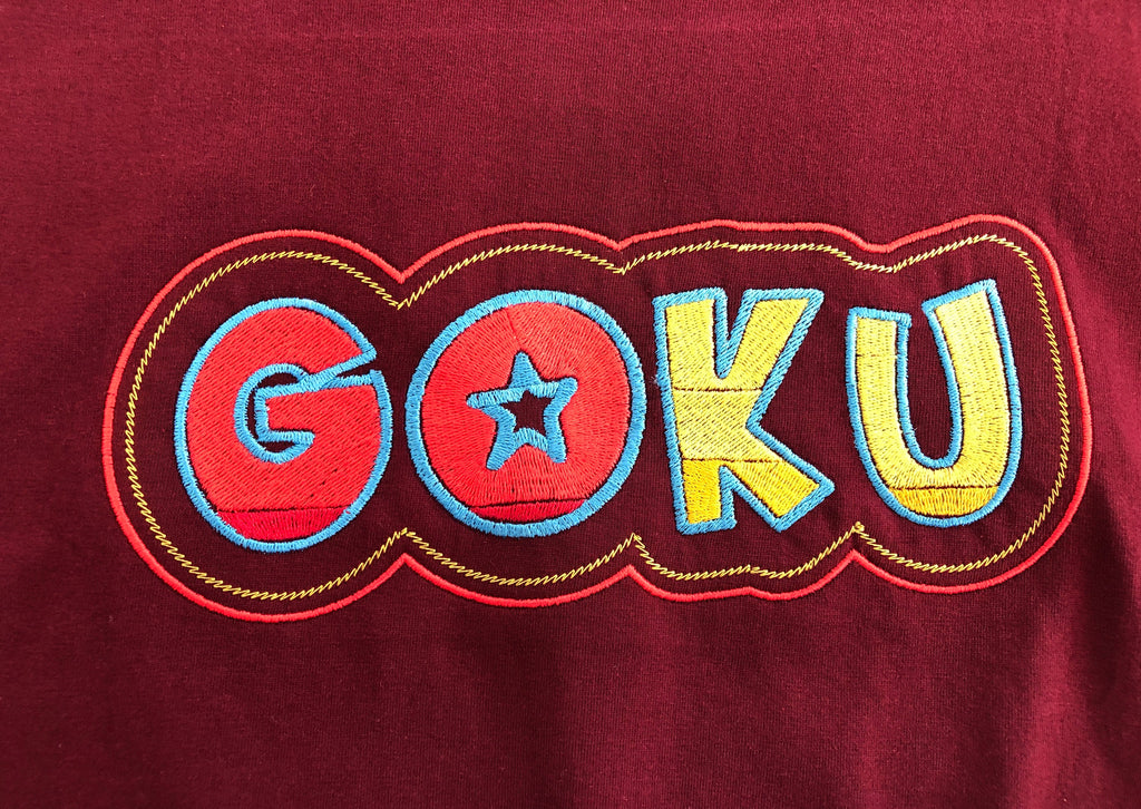 Goku Name Embroidery