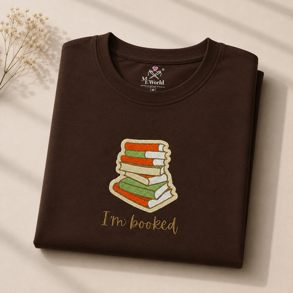 I'm Booked Embroidery