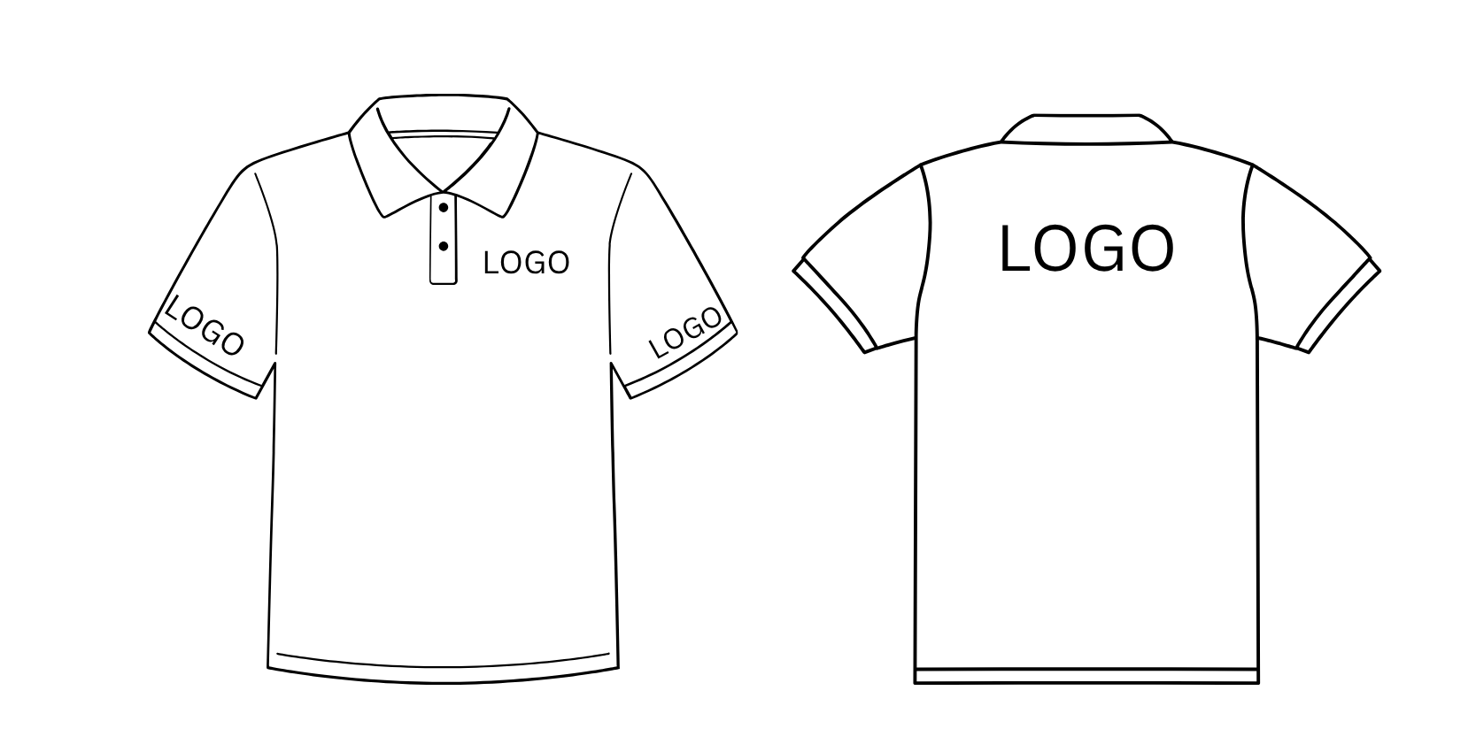 Custom Logo Embroidery on Polo T-shirt