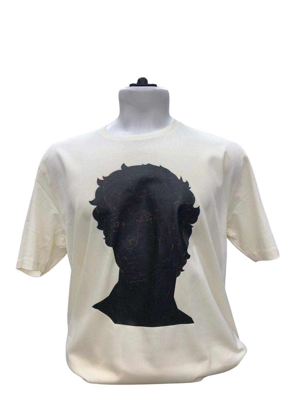 Neon Abstract Man Print