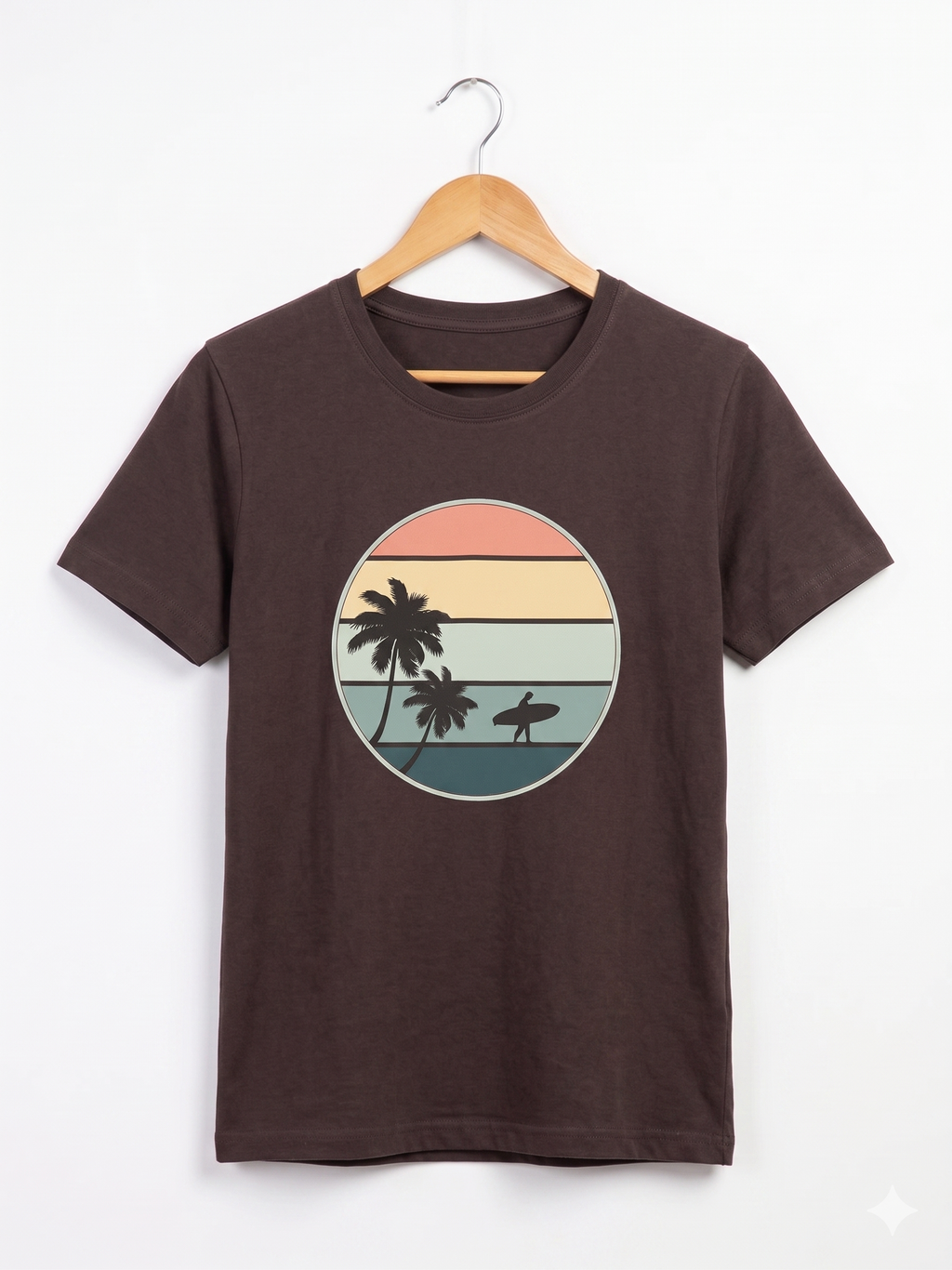 Palm Surf Circle Print