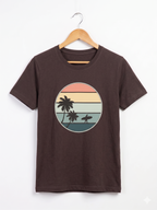 Palm Surf Circle Print