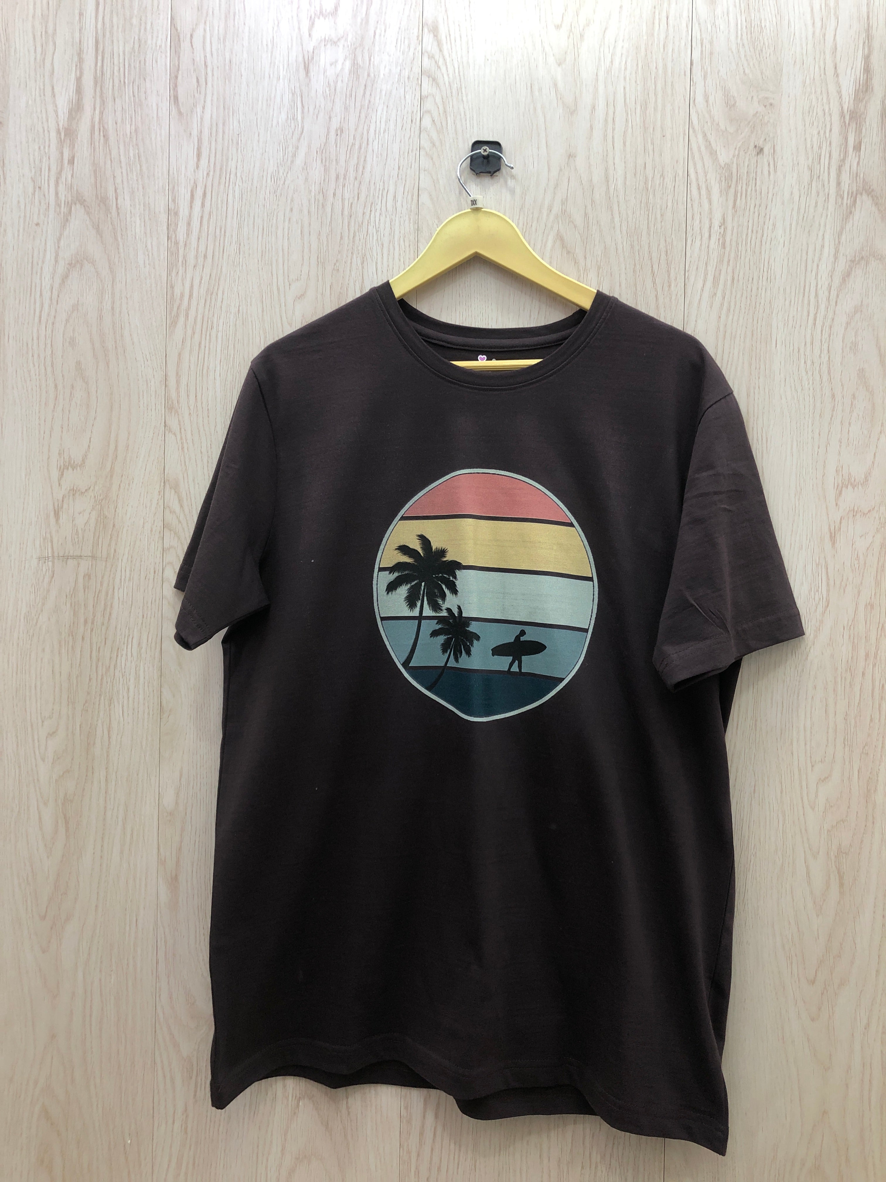 Palm Surf Circle Print