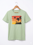 Palm Surf Couple Print