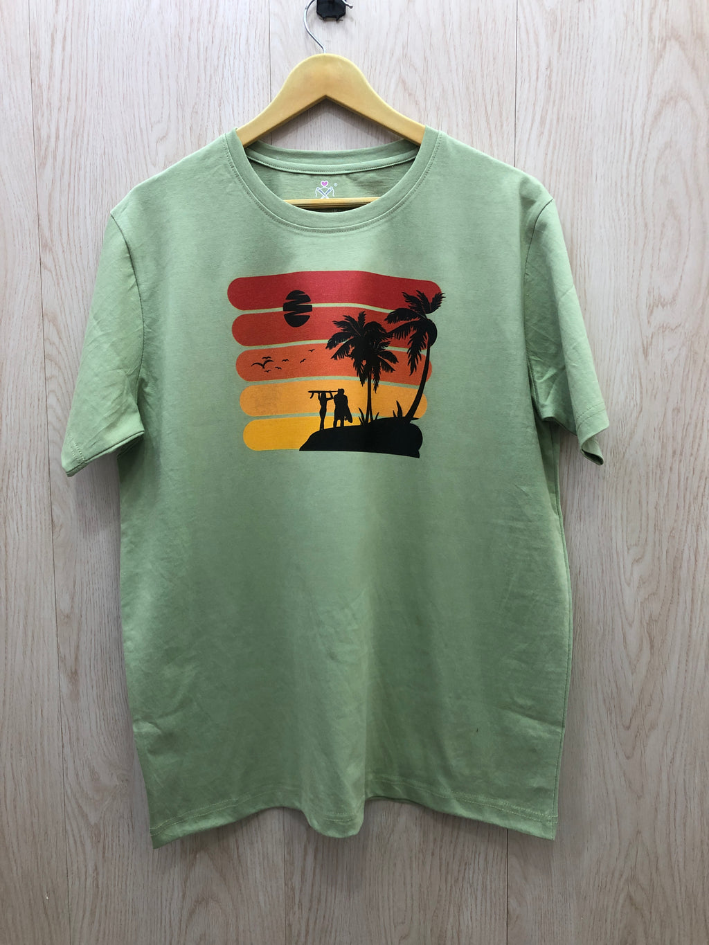 Palm Surf Couple Print