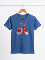 Red Scooter Embroidery