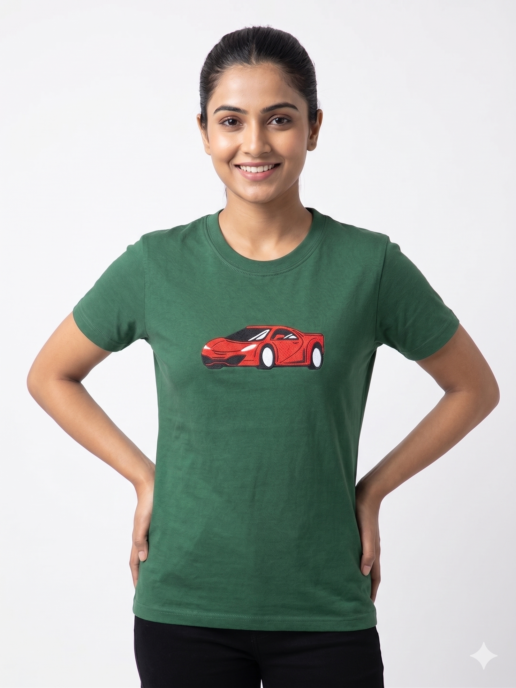 Red Car Embroidery