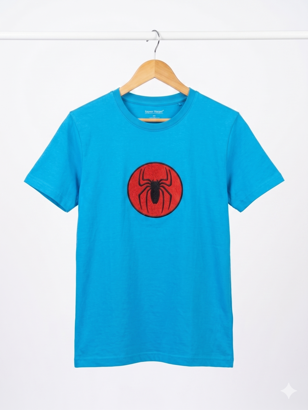 Spider Round Logo Embroidery