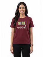 Stay Weird Embroidery