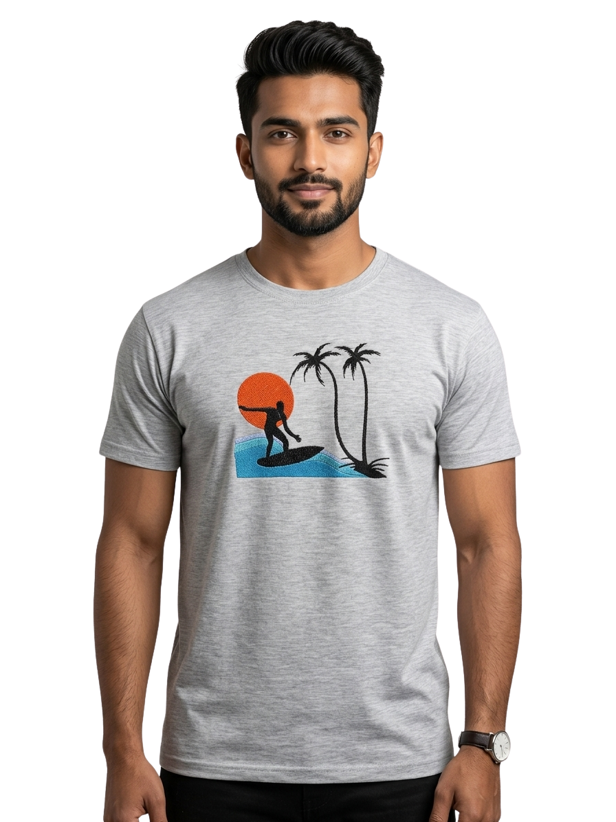 Surfer Embroidery