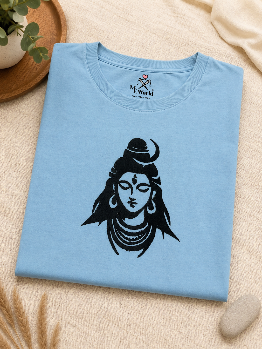 Shiva Ji Black Embroidery